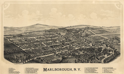 Picture of MARLBOROUGH NEW YORK - BURLEIGH 1891 