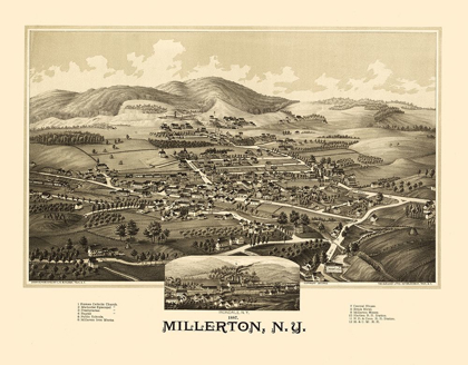 Picture of MILLERTON NEW YORK - BURLEIGH 1887 