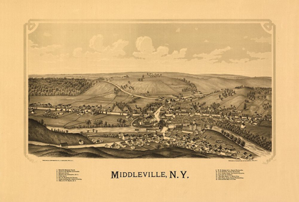 Picture of MIDDLEVILLE NEW YORK - BURLEIGH 1890 
