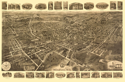 Picture of MIDDLETOWN NEW YORK - FOWLER 1921 