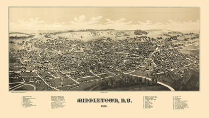 Picture of MIDDLETOWN NEW YORK - BURLEIGH 1887 