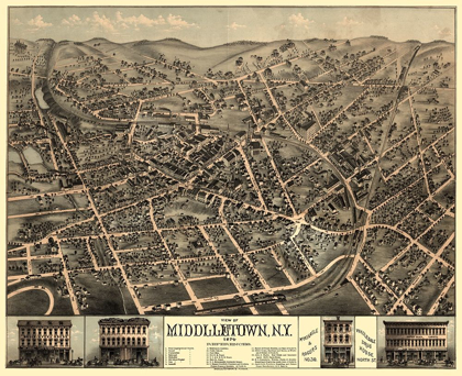 Picture of MIDDLETOWN NEW YORK - ROGERS 1874 