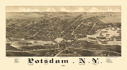 Picture of POTSDAM NEW YORK - BURLEIGH 1885 