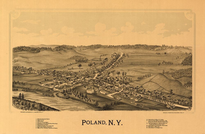 Picture of POLAND NEW YORK - BURLEIGH 1890 