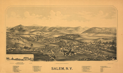 Picture of SALEM NEW YORK - BURLEIGH 1889 