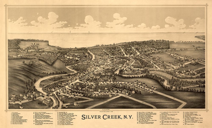 Picture of SILVER CREEK NEW YORK -BURLEIGH 1892 