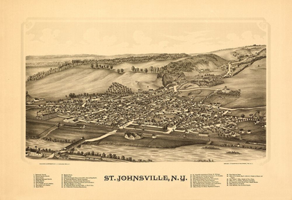 Picture of SAINT JOHNSONVILLE NEW YORK - BURLEIGH 1890 