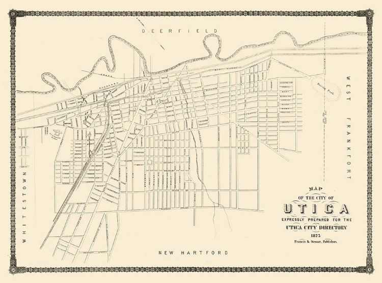 Picture of UTICA NEW YORK - FRANCIS 1875 