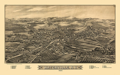 Picture of WATERVILLE NEW YORK - BURLEIGH 1885 