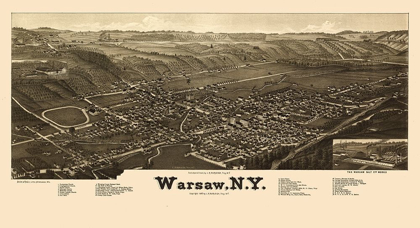 Picture of WARSAW NEW YORK - BURLEIGH 1885 