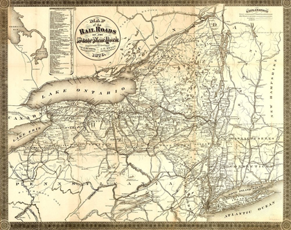 Picture of NEW YORK RAILROADS - RICHMOND 1870 