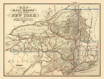 Picture of NEW YORK RAILROADS - SEYMOUR 1857 