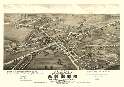 Picture of AKRON OHIO - STONER 1882 