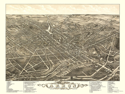 Picture of AKRON OHIO - STONER 1882 