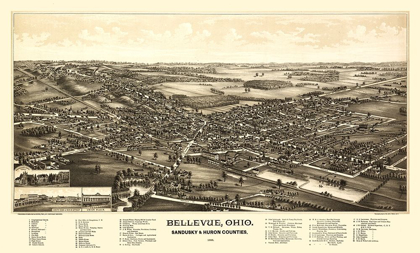 Picture of BELLEVUE OHIO - NORRIS 1888 