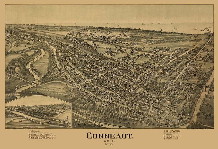 Picture of CONNEAUT OHIO - FOWLER 1896 