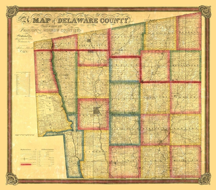 Picture of DELAWARE COUNTY OHIO - EATON 1849 
