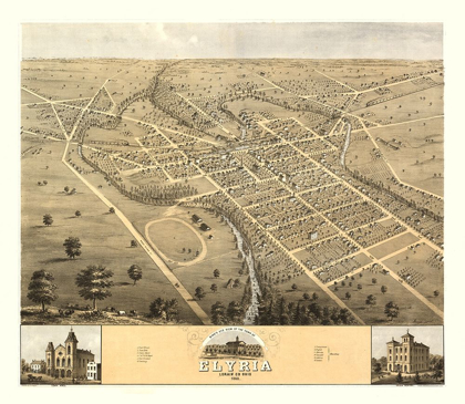 Picture of ELYRIA OHIO - HUGER 1868 