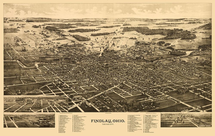Picture of FINDLAY OHIO - NORRIS 1889 