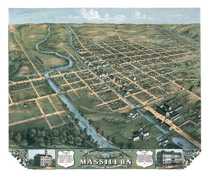 Picture of MASSILLON OHIO - STONER 1870 