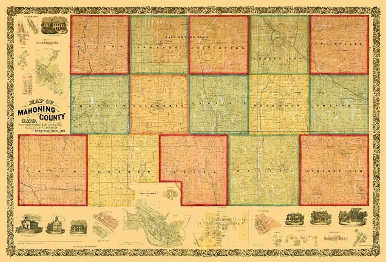 Picture of MAHONING COUNTY OHIO - CANFIELD 1860 