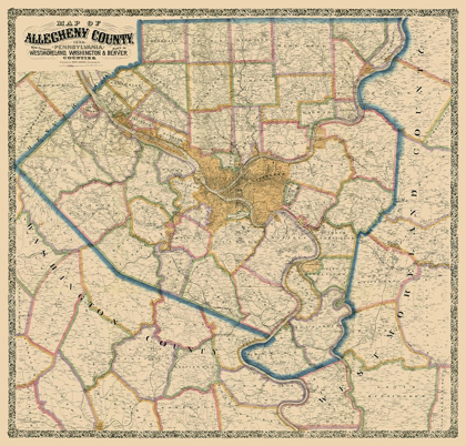 Picture of ALLEGHANY COUNTY PENNSYLVANIA - KREBS 1890