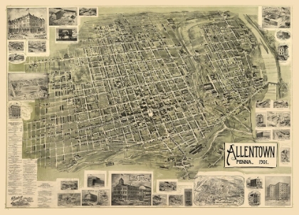 Picture of ALLENTOWN PENNSYLVANIA -ALSOP 1901 