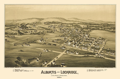 Picture of ALBURTIS PENNSYLVANIA - MOYER 1893 