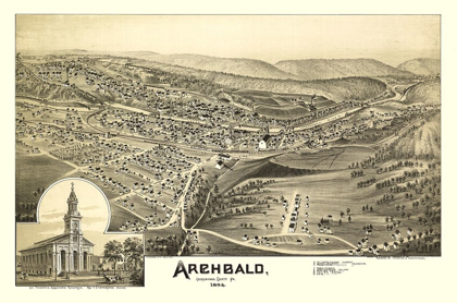 Picture of ARCHBALD PENNSYLVANIA - MOYER 1892 