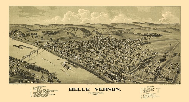Picture of BELLE VERNON PENNSYLVANIA - MOYER 1902 