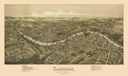 Picture of CARNEGIE PENNSYLVANIA - FOWLER 1897 