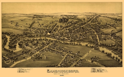Picture of CAMBRIDGEBORO PENNSYLVANIA - FOWLER 1895 