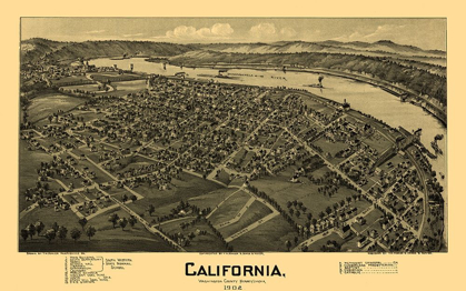 Picture of CALIFORNIA PENNSYLVANIA - FOWLER 1902 