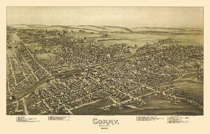 Picture of CORRY PENNSYLVANIA - MOYER 1895 