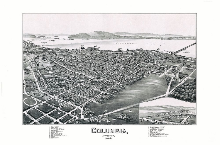 Picture of COLUMBIA PENNSYLVANIA - MOYER 1894 