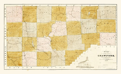 Picture of CRAWFORD COUNTY PENNSYLVANIA - SPAFFORD 1839