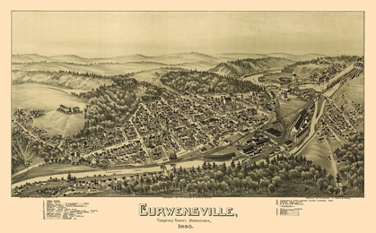 Picture of CURWENSVILLE PENNSYLVANIA - MOYER 1895 