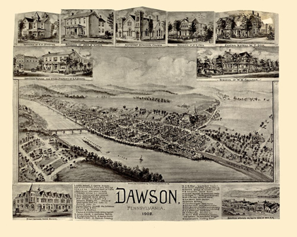 Picture of DAWSON PENNSYLVANIA - FOWLER 1902 