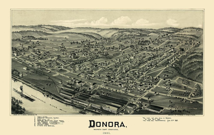 Picture of DONORA PENNSYLVANIA - MOYER 1901 