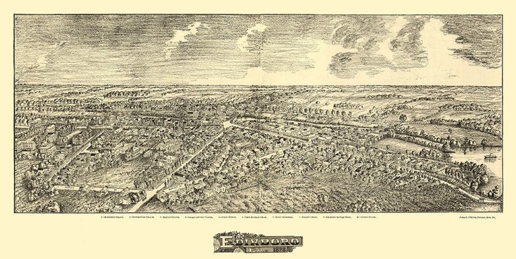 Picture of EDINBORO PENNSYLVANIA - FOWLER 1898 