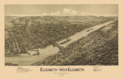 Picture of ELIZABETH PENNSYLVANIA - FOWLER 1897 