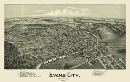 Picture of EVANS CITY PENNSYLVANIA - FOWLER 1900 