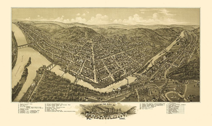 Picture of FRANKLIN PENNSYLVANIA - FOWLER 1901 