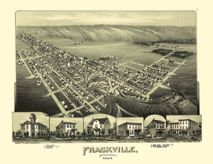 Picture of FRACKVILLE PENNSYLVANIA - FOWLER 1889 