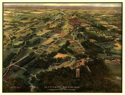 Picture of GETTYSBURG REGION PENNSYLVANIA -1913