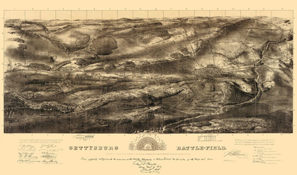 Picture of GETTYSBURG PENNSYLVANIA - BADULDER 1863 