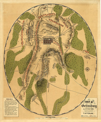 Picture of GETTYSBURG PENNSYLVANIA - DITTERLINE 1863 