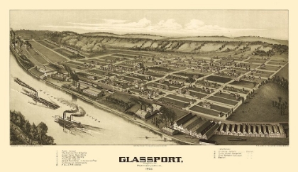 Picture of GLASSPORT PENNSYLVANIA - FOWLER 1902 