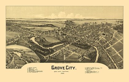Picture of GROVE CITY PENNSYLVANIA - FOWLER 1901 