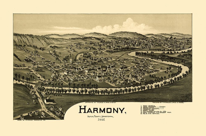 Picture of HARMONY PENNSYLVANIA - FOWLER 1901 